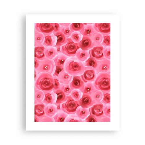 Poster - Roses at the Bottom and at the Top - 40x50 cm