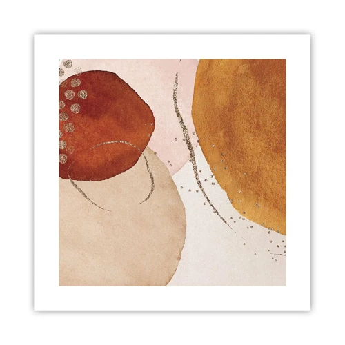 Poster - Roundness and Movement - 40x40 cm