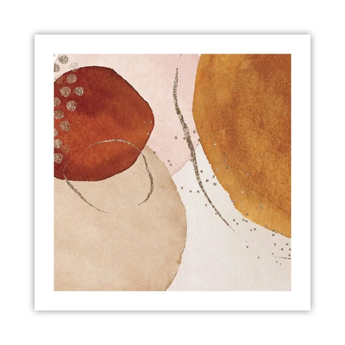 Poster - Roundness and Movement - 50x50 cm