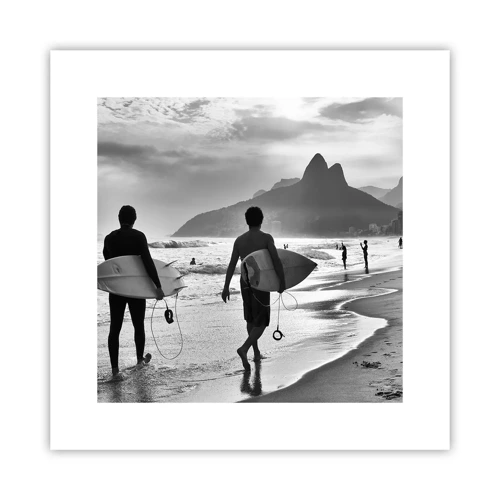 Poster - Samba for One Wave - 30x30 cm