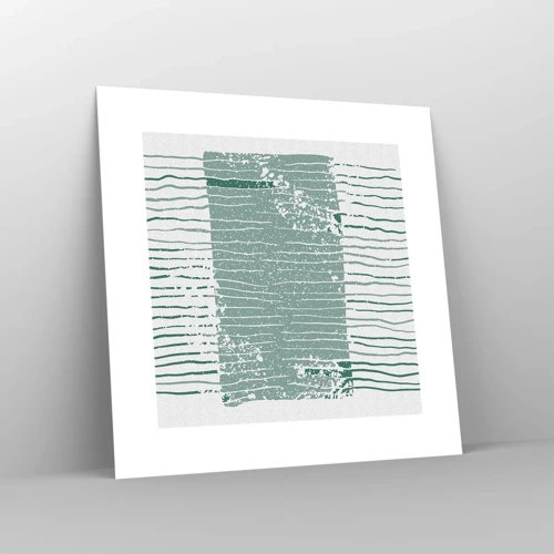 Poster - Sea Abstract - 30x30 cm