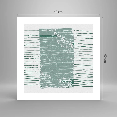 Poster - Sea Abstract - 40x40 cm