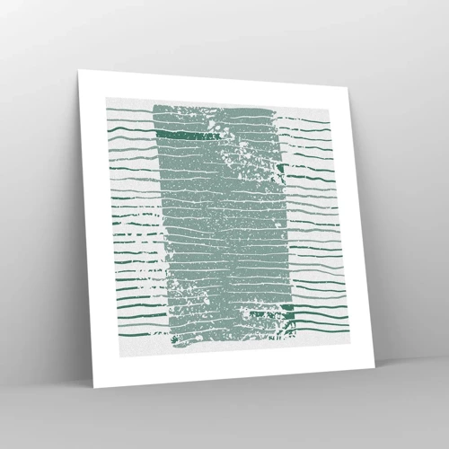 Poster - Sea Abstract - 40x40 cm