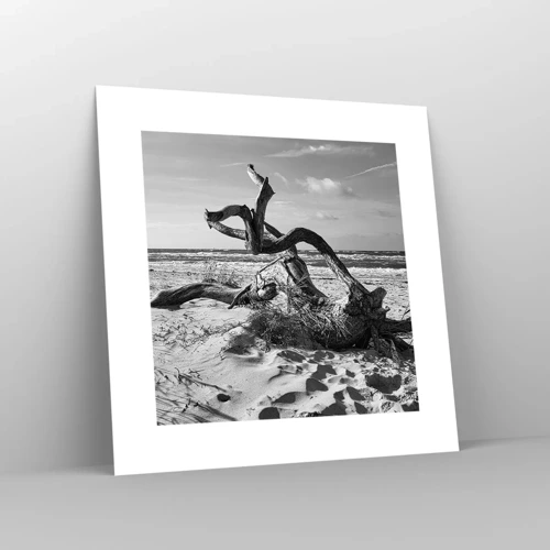 Poster - Seaside Sculpture - 30x30 cm