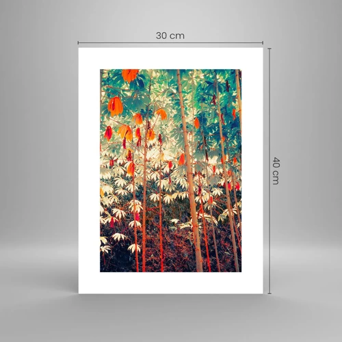 Poster - Secret Life of Leaves - 30x40 cm