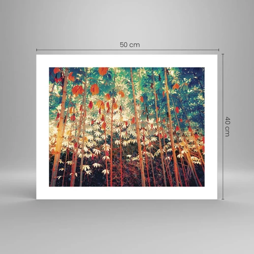 Poster - Secret Life of Leaves - 50x40 cm