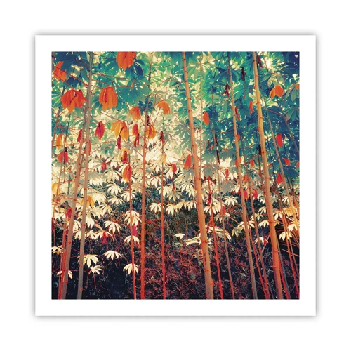 Poster - Secret Life of Leaves - 60x60 cm