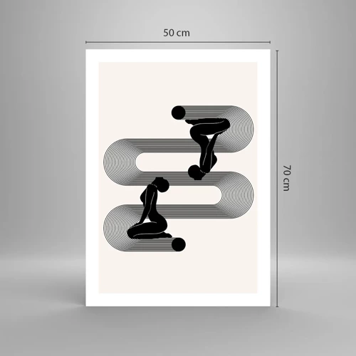 Poster - Sensual Symmetry - 50x70 cm