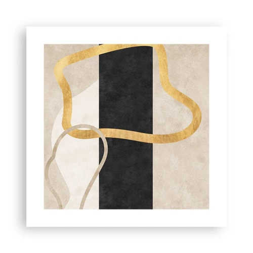 Poster - Shapes in Loops - 40x40 cm