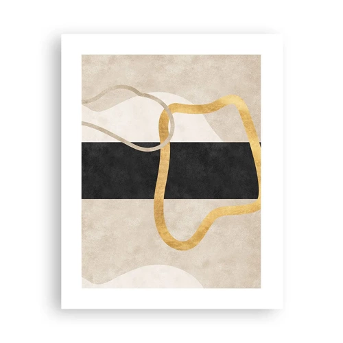 Poster - Shapes in Loops - 40x50 cm