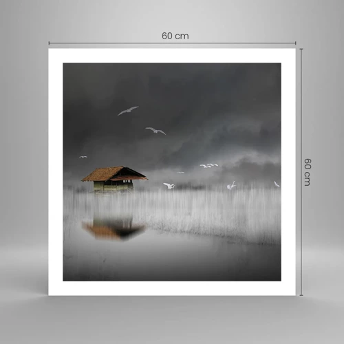 Poster - Shelter from the Rain - 60x60 cm