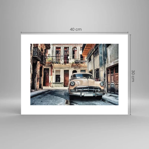 Poster - Siesta in Havana - 40x30 cm