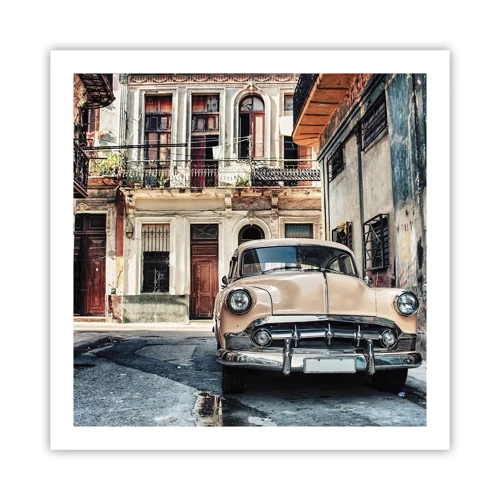 Poster - Siesta in Havana - 60x60 cm