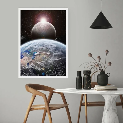 Poster - Space Landscape - Sunrise - 30x40 cm