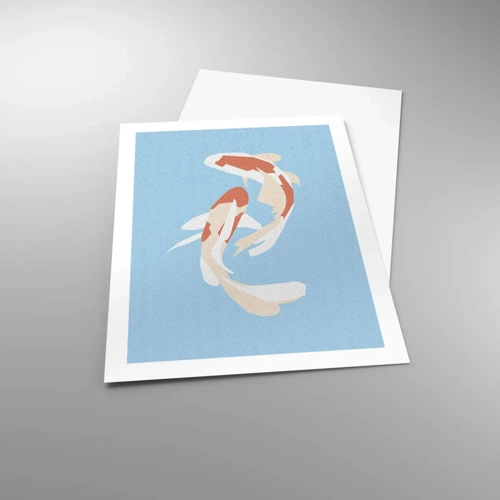 Poster - Spontaneous Synchronised Swim - 50x70 cm