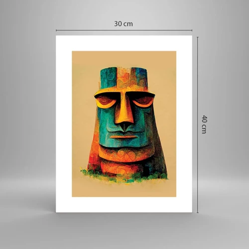 Poster - Statuesque but Friendly - 30x40 cm