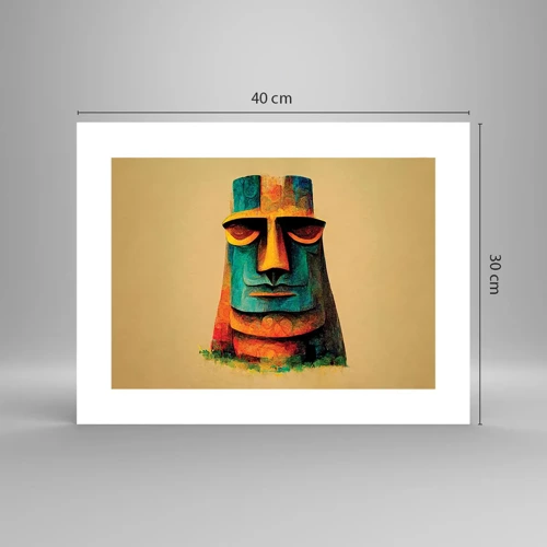 Poster - Statuesque but Friendly - 40x30 cm