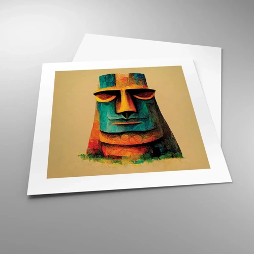 Poster - Statuesque but Friendly - 40x40 cm