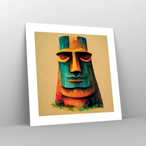 Poster - Statuesque but Friendly - 40x40 cm