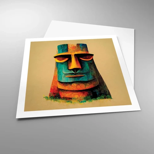 Poster - Statuesque but Friendly - 60x60 cm