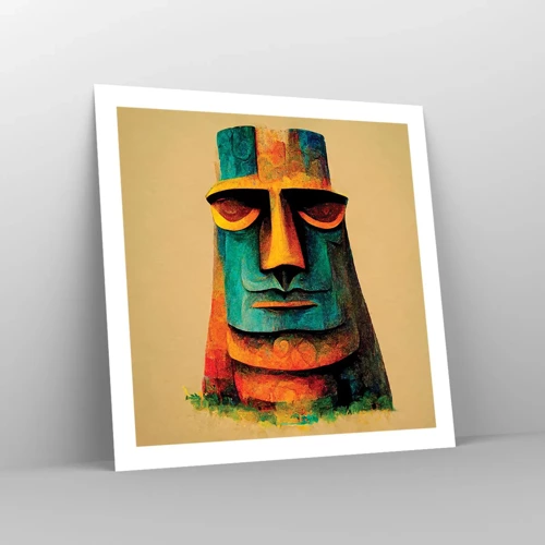 Poster - Statuesque but Friendly - 60x60 cm