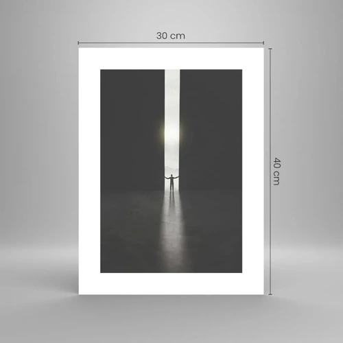 Poster - Step to Bright Future - 30x40 cm