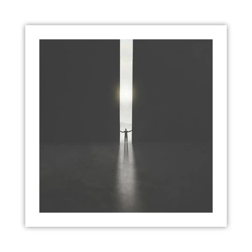 Poster - Step to Bright Future - 50x50 cm