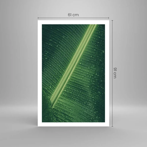 Poster - Structure of Green - 61x91 cm