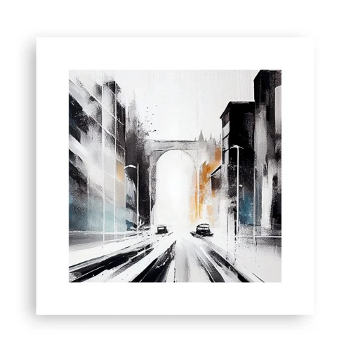 Poster - Study of a City: Architecture and Movement - 30x30 cm