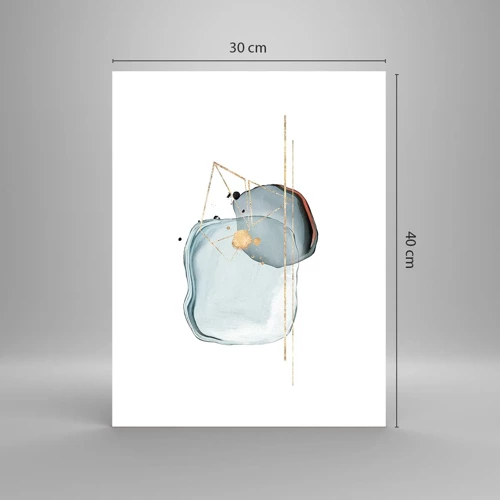 Poster - Study of a Raindrop - 30x40 cm