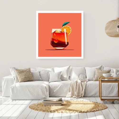 Poster - Summer Refreshment - 50x50 cm