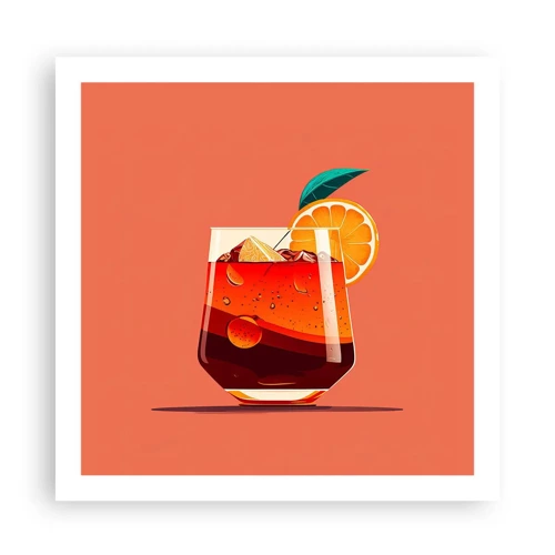 Poster - Summer Refreshment - 60x60 cm