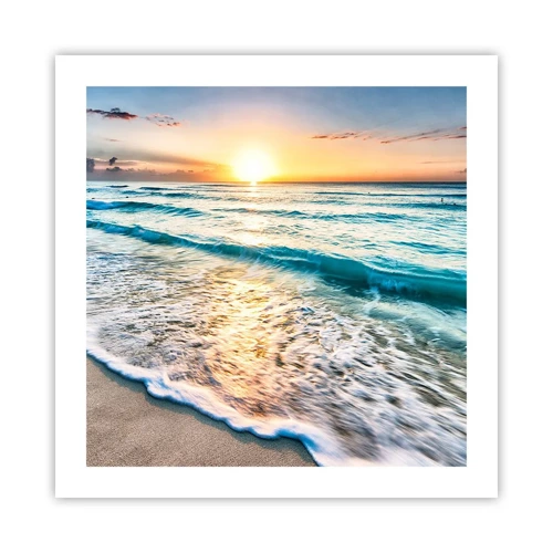 Poster - Sunset View - 50x50 cm