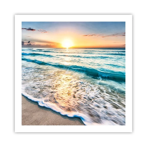 Poster - Sunset View - 60x60 cm