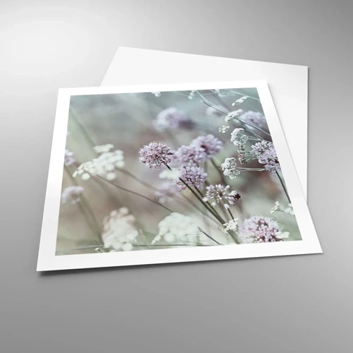 Poster - Sweet Filigrees of Herbs - 60x60 cm