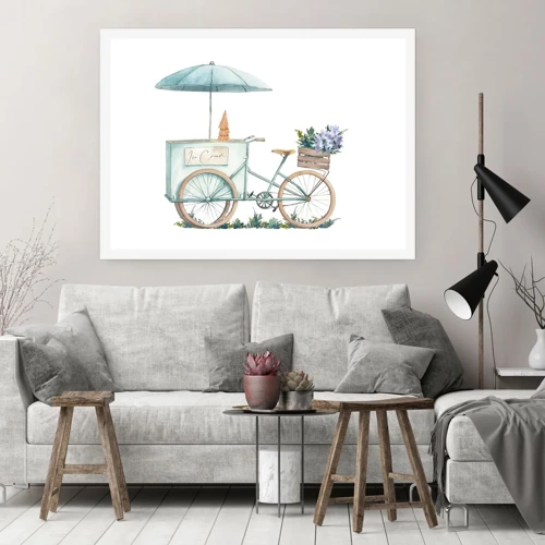 Poster - Sweet Memory of the Summer - 70x50 cm