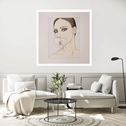 Poster - Symbol of Elegance and Beauty - 40x40 cm