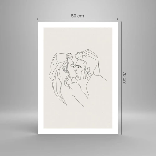 Poster - Tangled up by a Feeling - 50x70 cm