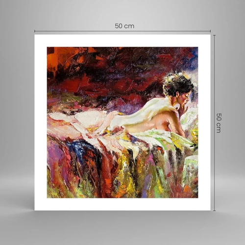 Poster - Thoughtful Venus - 50x50 cm