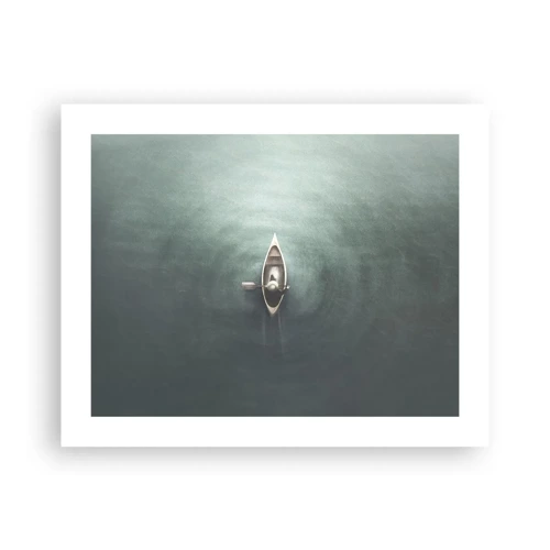 Poster - Through Moon Lake - 50x40 cm