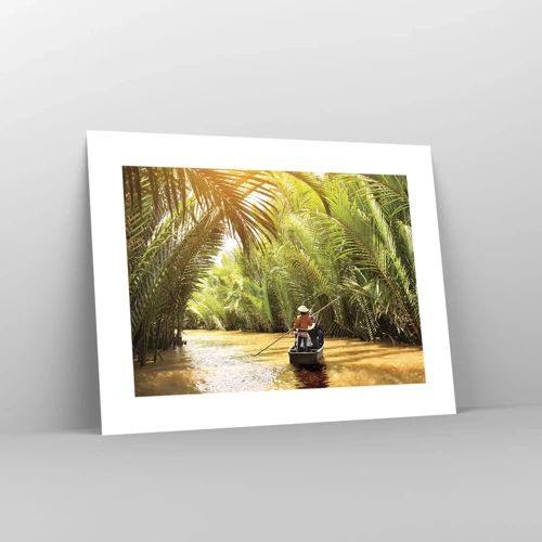 Poster - Through a Palm Ravine - 40x30 cm