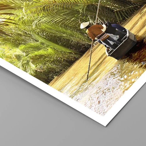 Poster - Through a Palm Ravine - 50x70 cm