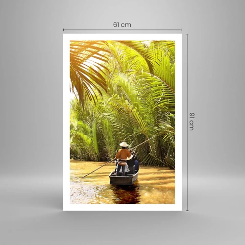 Poster - Through a Palm Ravine - 61x91 cm