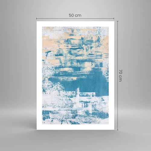 Poster - Through an Icicle - 50x70 cm