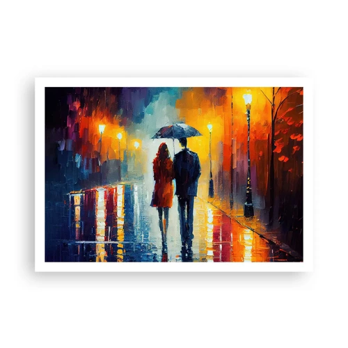 Poster - Together - Colourful Night - 100x70 cm