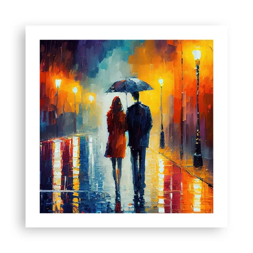 Poster - Together - Colourful Night - 50x50 cm