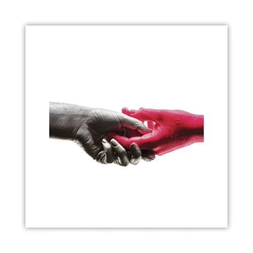 Poster - Together, although Different - 30x30 cm