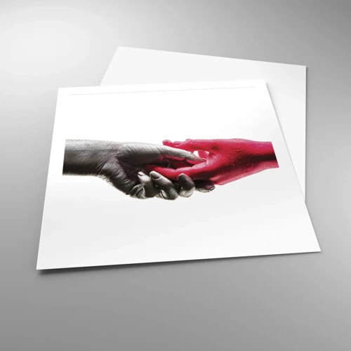 Poster - Together, although Different - 60x60 cm