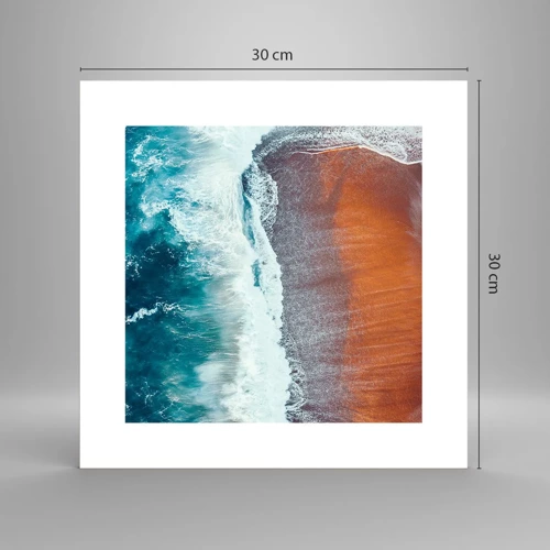 Poster - Touch of the Ocean - 30x30 cm