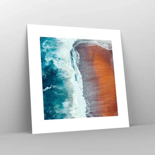 Poster - Touch of the Ocean - 30x30 cm